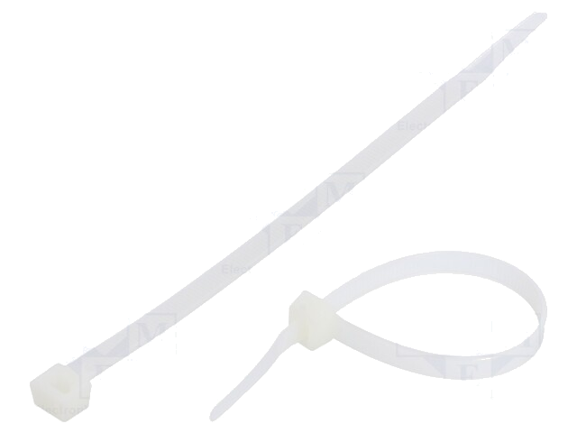 Kabelbinder; L: 200mm; W: 7,6mm; polyamide; 533N; natuurlijk Kabelbinder; L: 200mm; W: 7,6mm; polyamide; 533N; natuurlijk